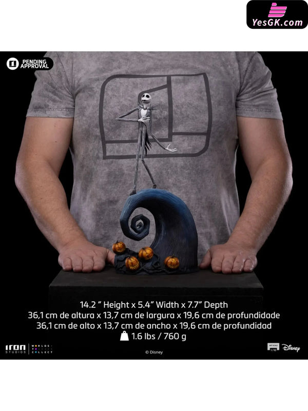 1/10 The Nightmare Before Christmas Jack Skellington & Sally DSNEY116424-10 DSNEY116524-10 (Licensed) Statue - Iron