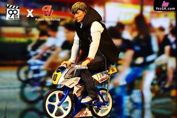 1/12 Ma Pai Bicycle AS003 Le Fumon Flower Bullet Man AS004 Golden Retriever Dee AS005 Action Figure - 90’s Studio