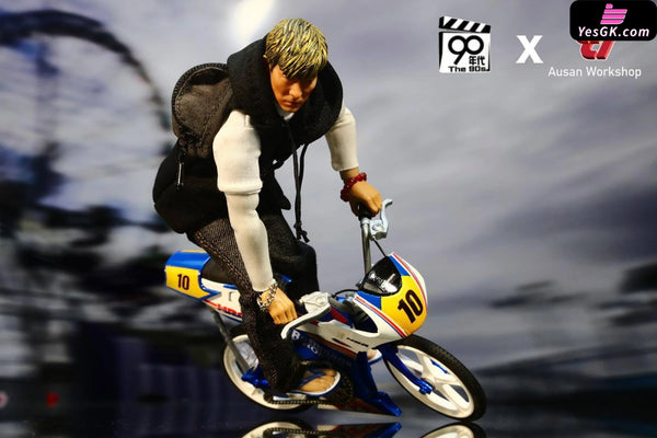1/12 Ma Pai Bicycle AS003 Le Fumon Flower Bullet Man AS004 Golden Retriever Dee AS005 Action Figure - 90’s Studio