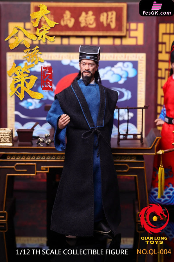 1/12 Scale Poseable Action Figure Three-Person Set of Bao Qingtian from the Song Dynasty NO.QL-003 NO.QL-004 NO.QL-005