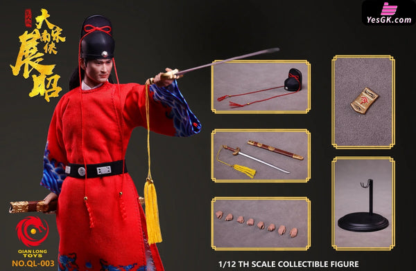1/12 Scale Poseable Action Figure Three-Person Set of Bao Qingtian from the Song Dynasty NO.QL-003 NO.QL-004 NO.QL-005
