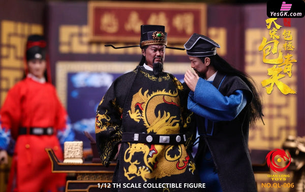 1/12 Scale Poseable Action Figure Three-Person Set of Bao Qingtian from the Song Dynasty NO.QL-003 NO.QL-004 NO.QL-005