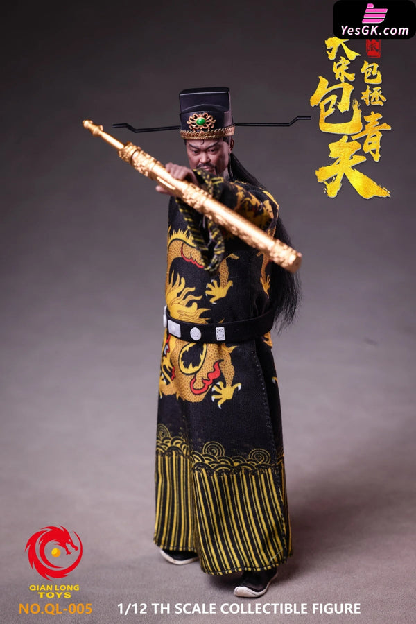 1/12 Scale Poseable Action Figure Three-Person Set of Bao Qingtian from the Song Dynasty NO.QL-003 NO.QL-004 NO.QL-005