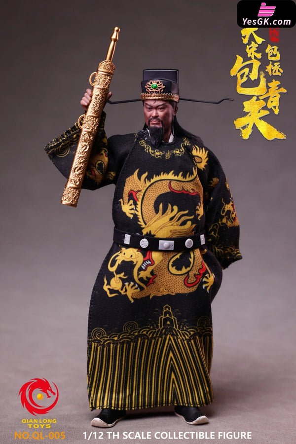 1/12 Scale Poseable Action Figure Three-Person Set of Bao Qingtian from the Song Dynasty NO.QL-003 NO.QL-004 NO.QL-005