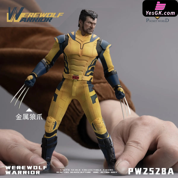 Marvel 1/12 WEREWOLF WARRIOR PW2528A & WEREWOLF WARRIOR Battle damaged version PW2528B Action Figure - PWTOYS Studio