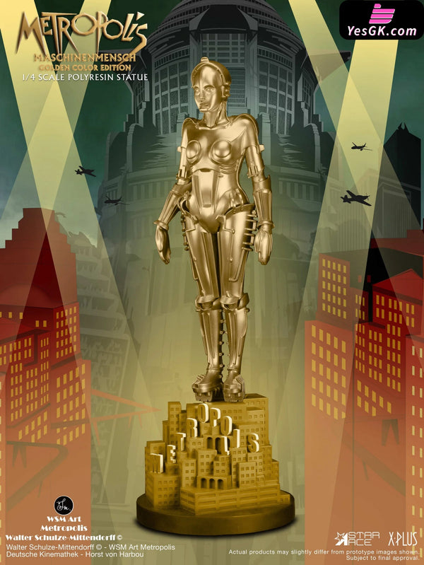 1/4 Scale Maschinenmensch Statue From ’Metropolis’ Sa4023 Sa4024 - Star Ace Toys Studio