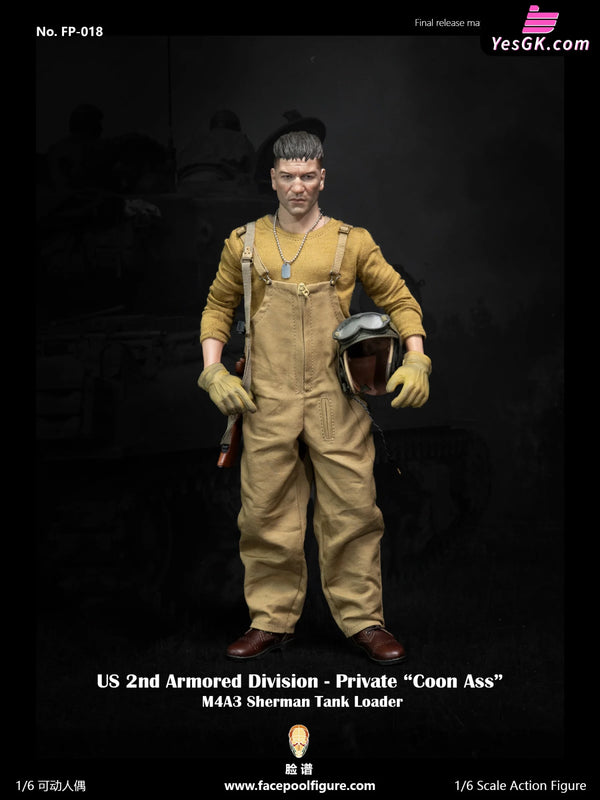 1/6 Action Figure Second Armored Division Sergeant Sherman Tank Loader - Facepoolfigure Studio