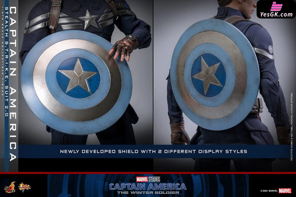 1/6 Scale Captain America (Stealth S.T.R.I.K.E. Suit) 2.0 Collectible Figure MMS783 (Licensed) - Hottoys Studio