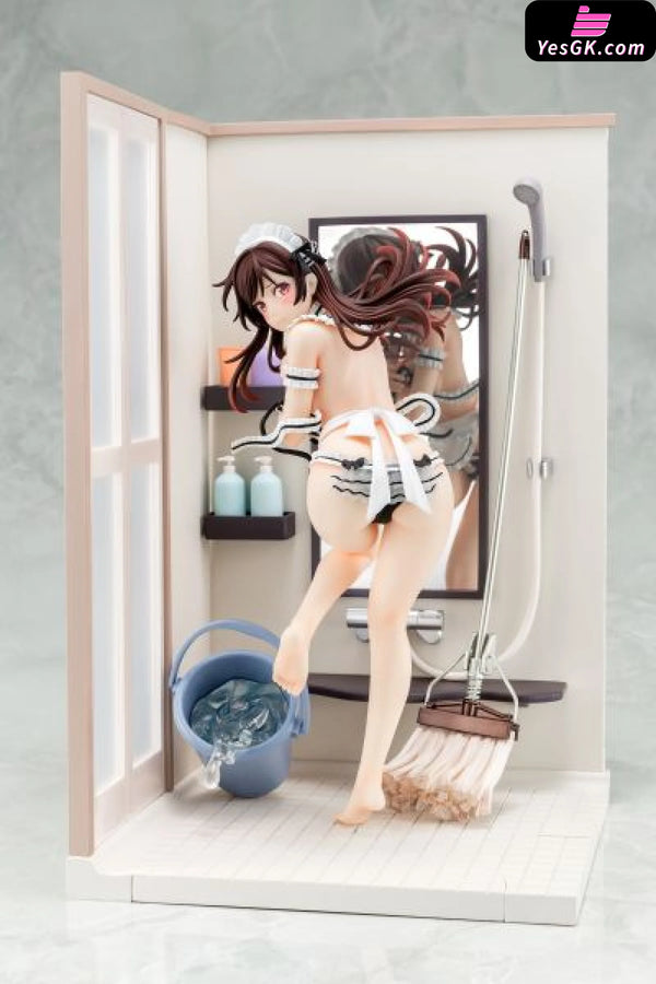 1/6 scale pre painted completed figure Rent-A-Girlfriend MIZUHARA Chizuru Maid Bikini de cleanup figure (Licensed)