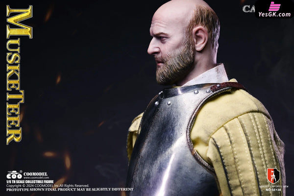 1/6 SE138 & SE139 SERIES OF EMPIRES - SPANISH CONQUISTADOR MUSKETEER SERGEANT (Licensed) Action Figure - COOMODEL