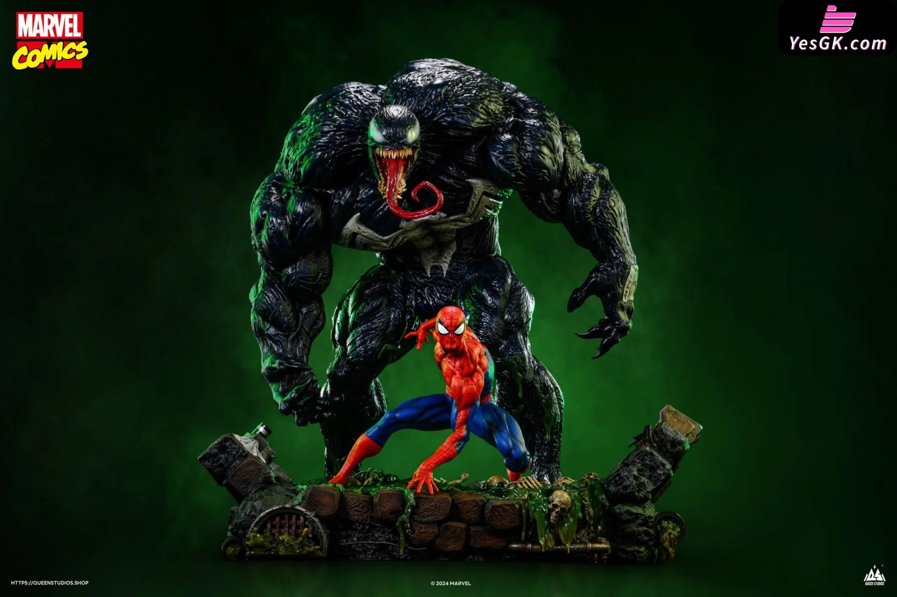14 Spider-Man VS Venom Full Body Figure - Queen Studio – YesGK 14 Spider-Man VS Venom Full Body Figure - Queen Studio – YesGK