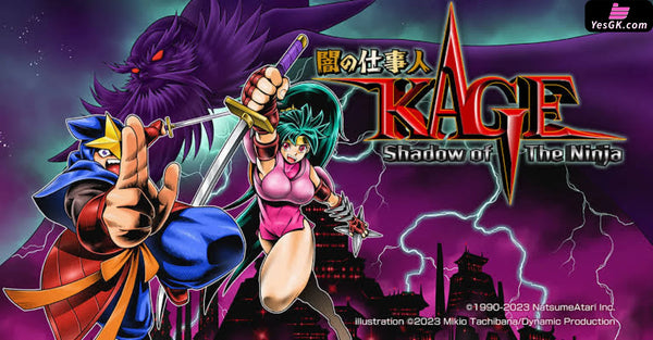 15Cm ’Kage Shadow Of The Ninja’ Soft Vinyl Action Figures Protagonists Hayate & Kaede Ugv-001