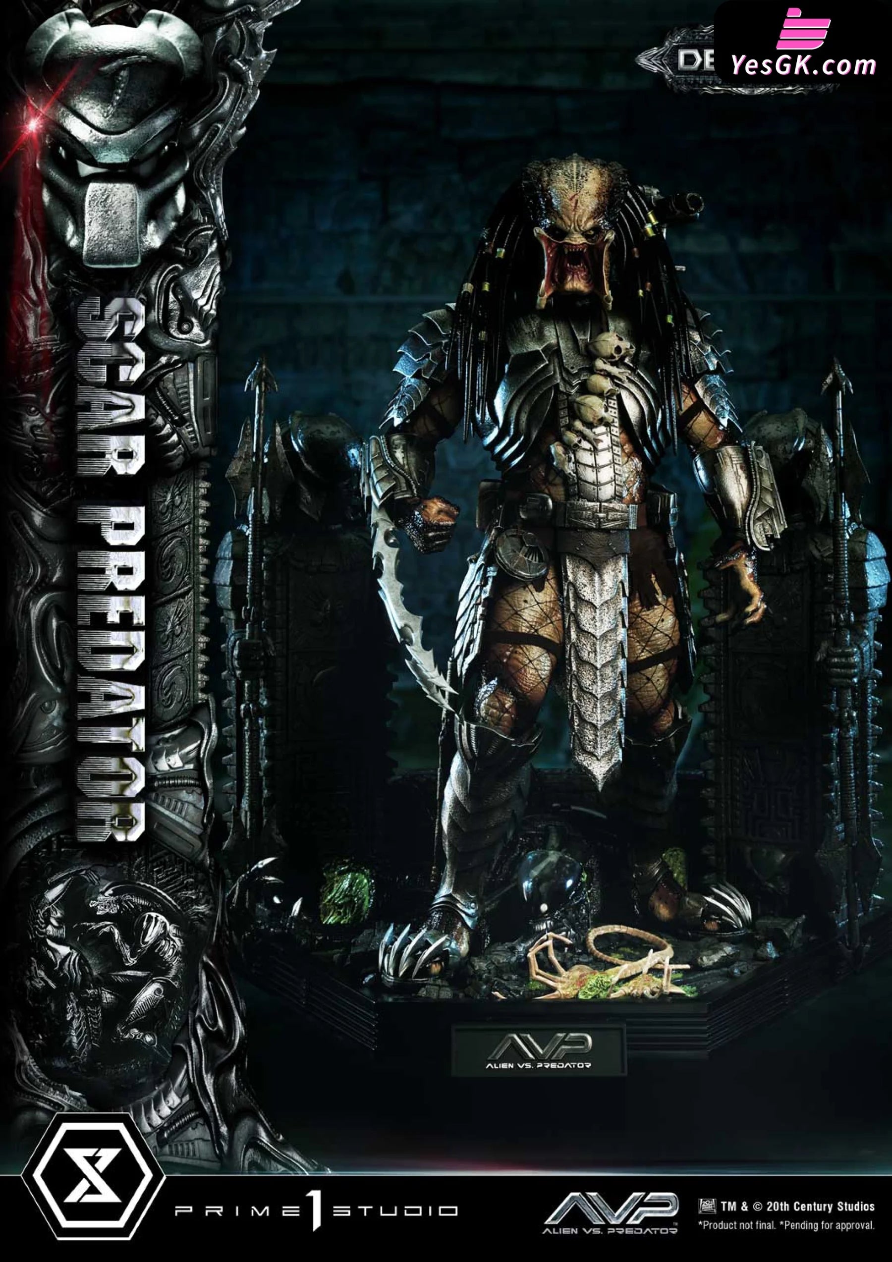 Alien vs. Predator Scar Predator Statue - Prime 1 Studio [Pre 