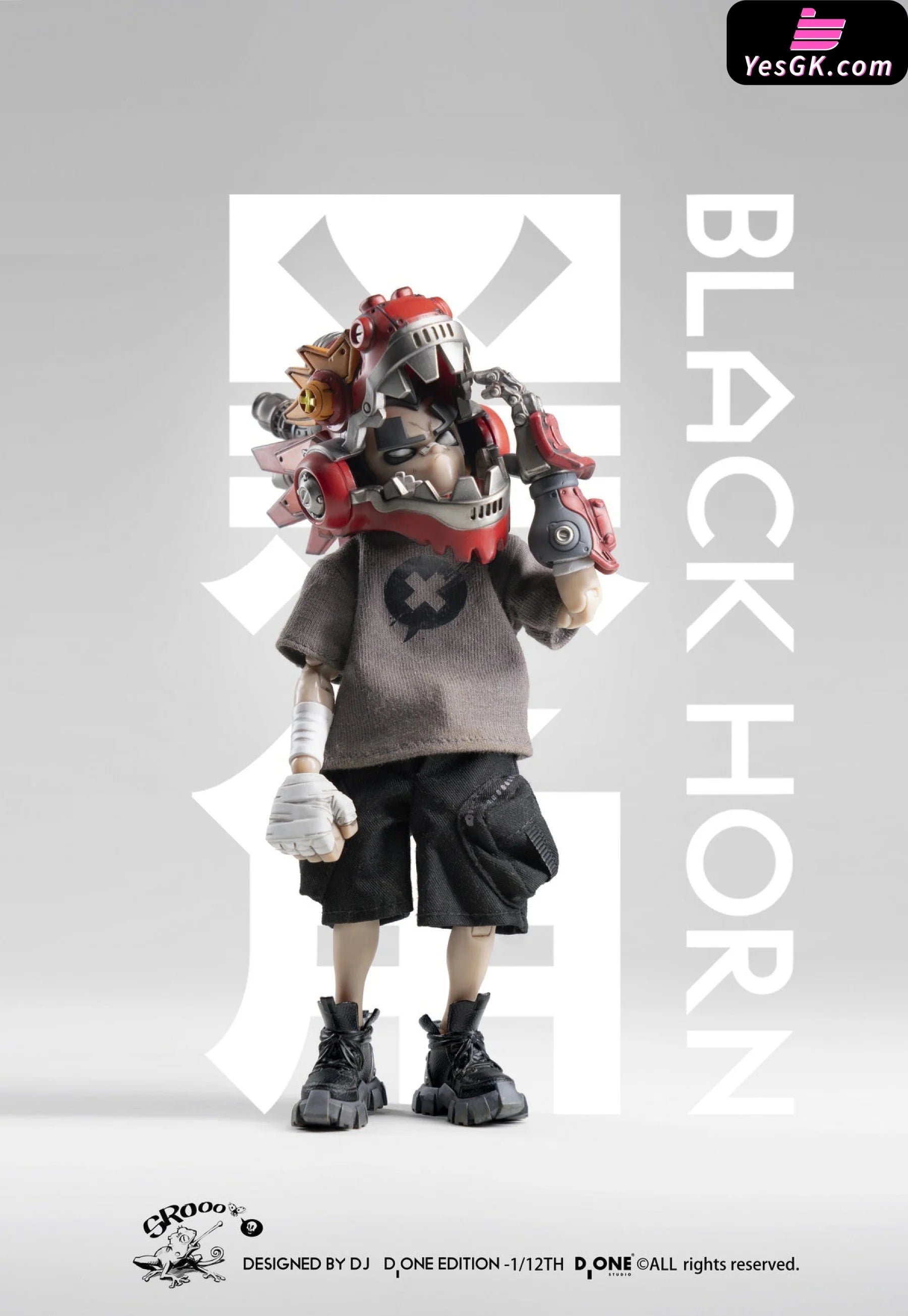 BLACK HORN フィギュア D ONE STUDIO Black Horn 1/12 Dragon Year Limited Edition Action Figure
