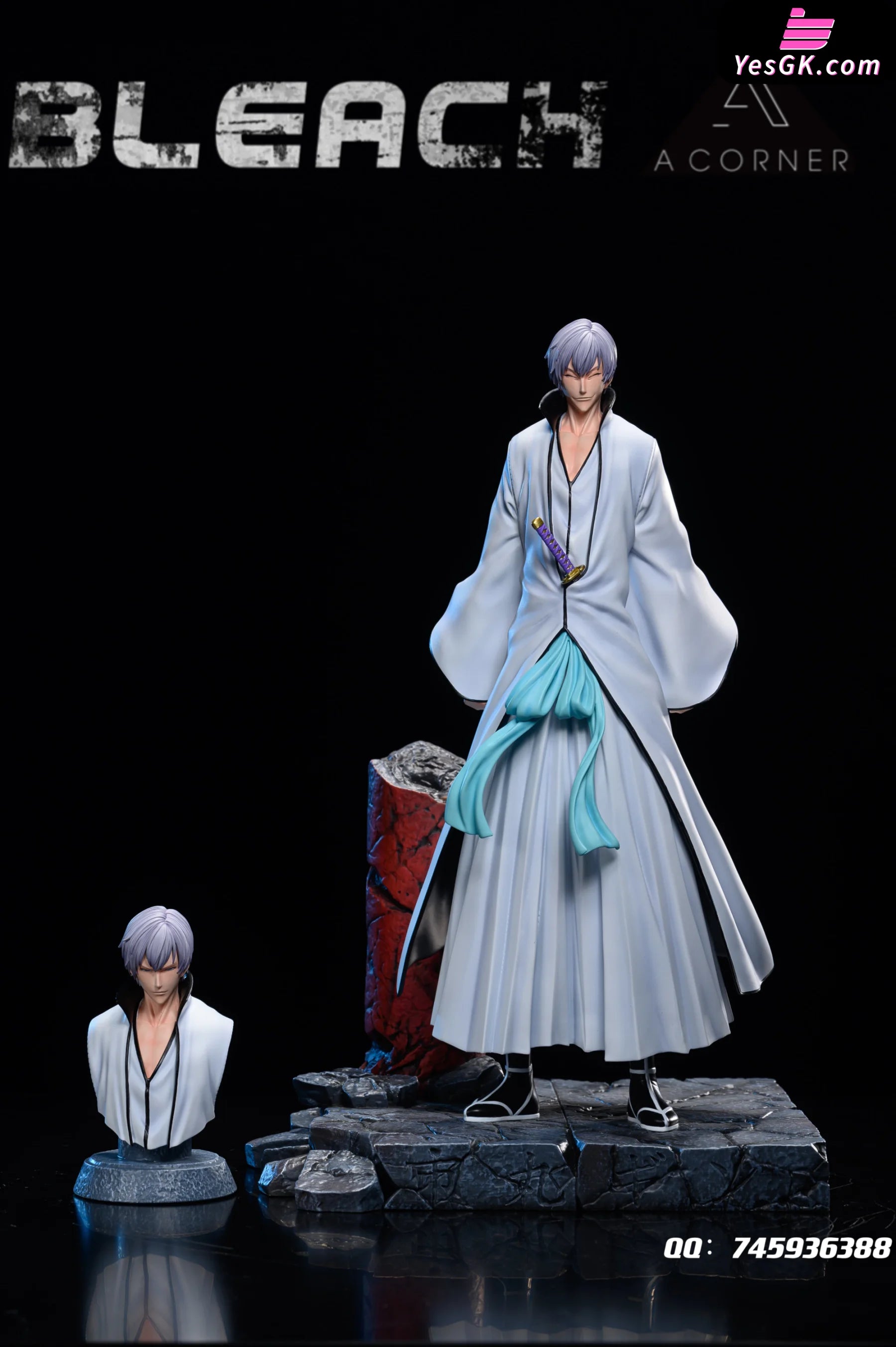 Bleach Advent Of Three Kings#2 Ichimaru Gin Resin Statue - Ac Studio [Pre-Order]