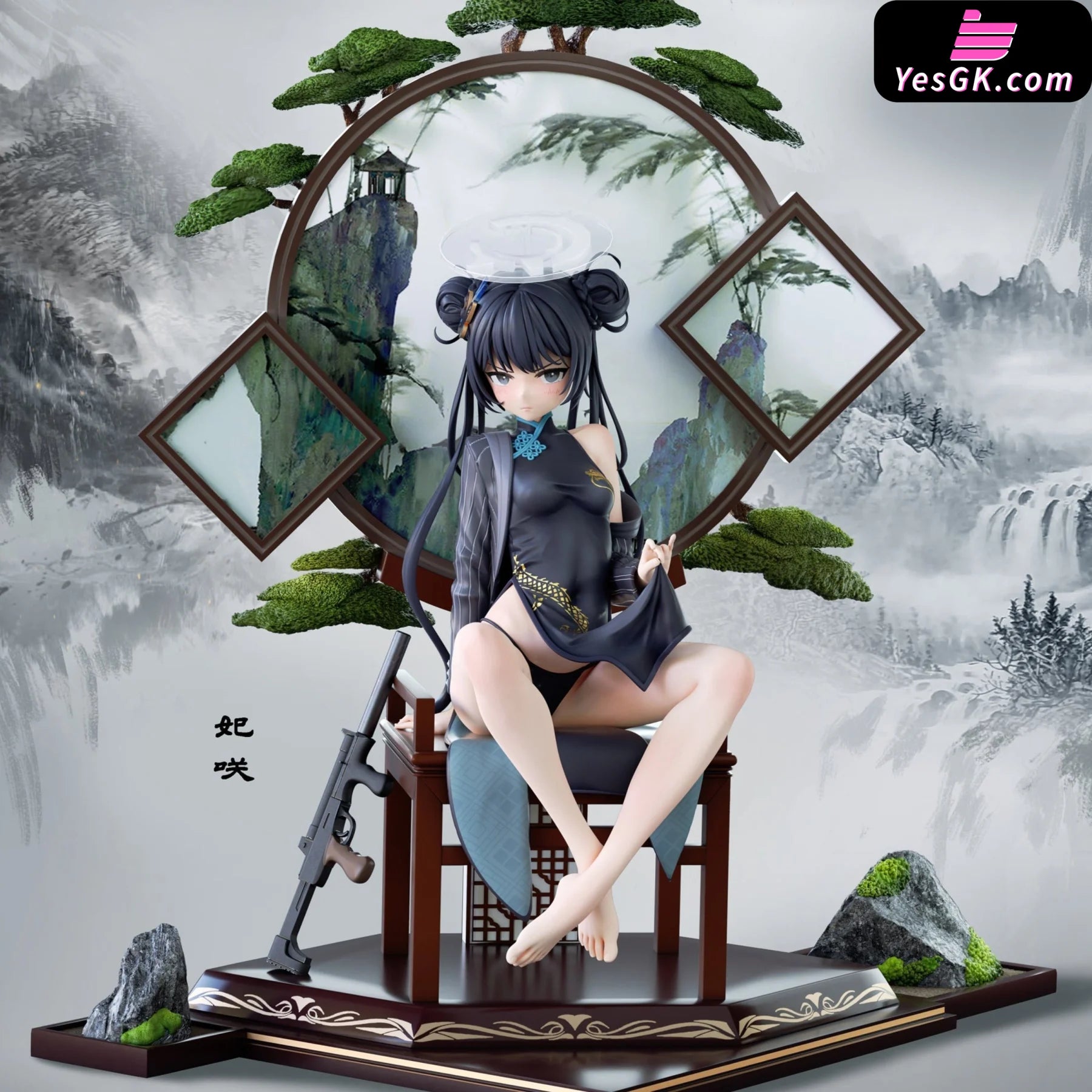 Blue Archive Cheongsam Lolita Kisaki Resin Statue - AB Sinthe 