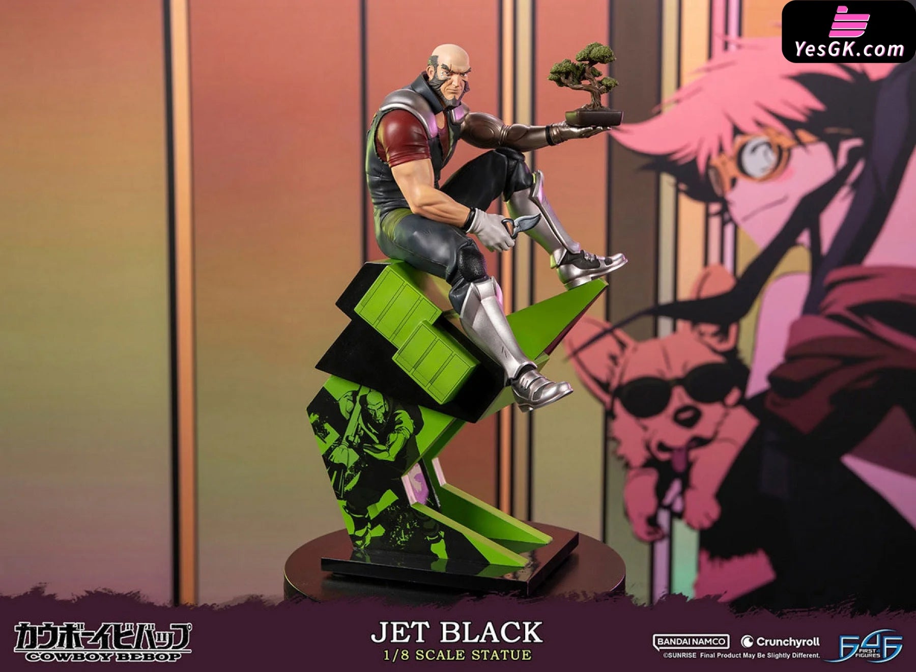Cowboy Bebop 1/8CBJET8ST Jet Black (Licensed) Statue - First