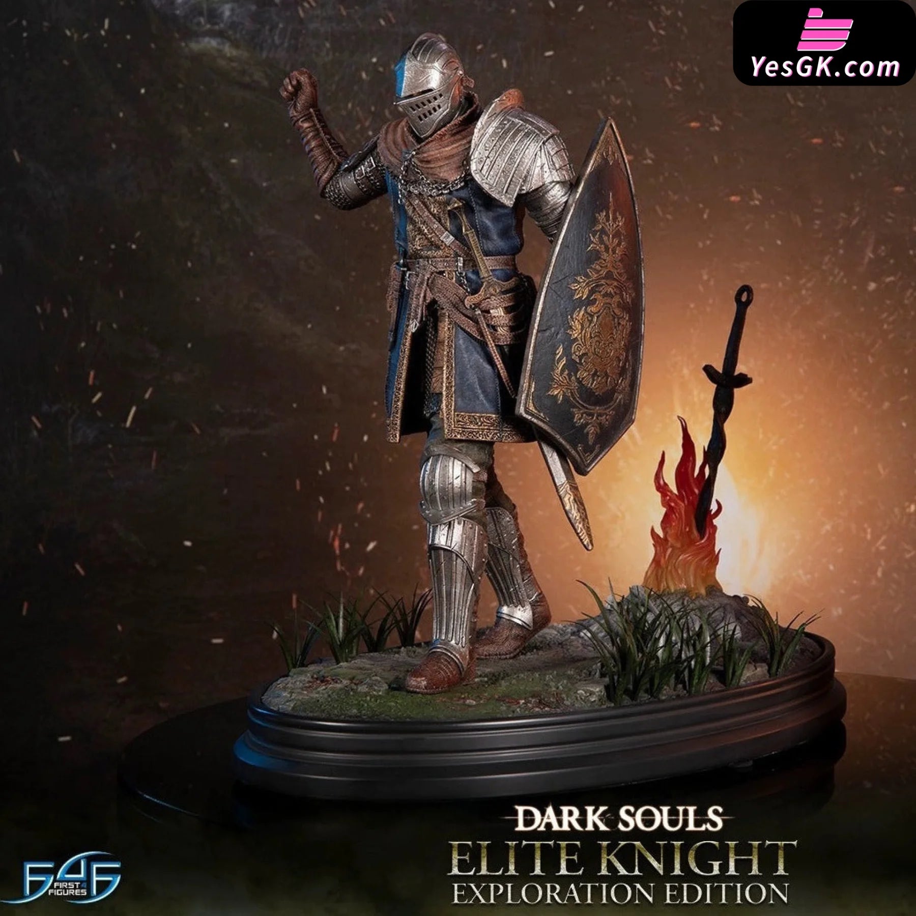その他 First 4 Figures Dark Souls Elite Knight Dark Souls - Elite Knight: Exploration Edition – First 4 Figures