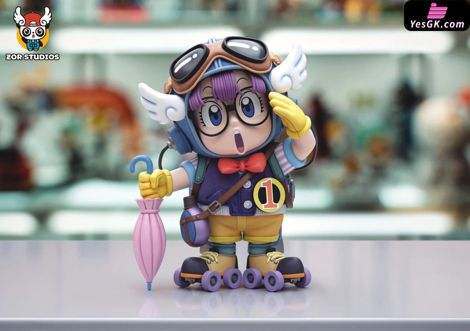 Dr. Slump Pilot No. 1 Arale Resin Statue - ZOR Studio – YesGK Dr. Slump Pilot No. 1 Arale Resin Statue - ZOR Studio – YesGK