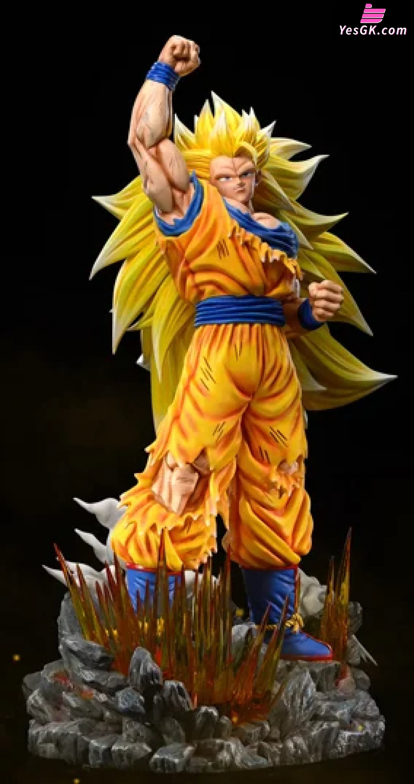 Dragon Ball #6 Super Saiyan 3 Fist Statue - Du Studio [Pre-Order] Deposit / S- Standard