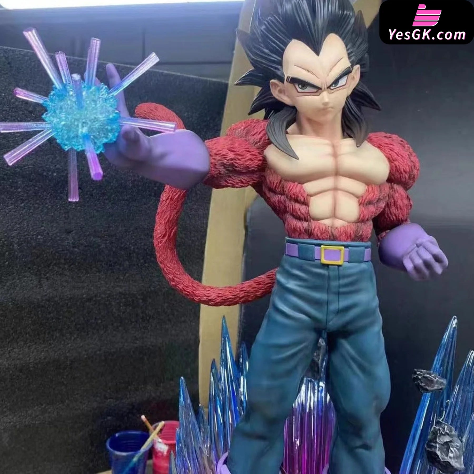 Kylin Studio Dragon Ball SSJ4 Gogeta Resin Model Painted In Stock 1/6 Scale