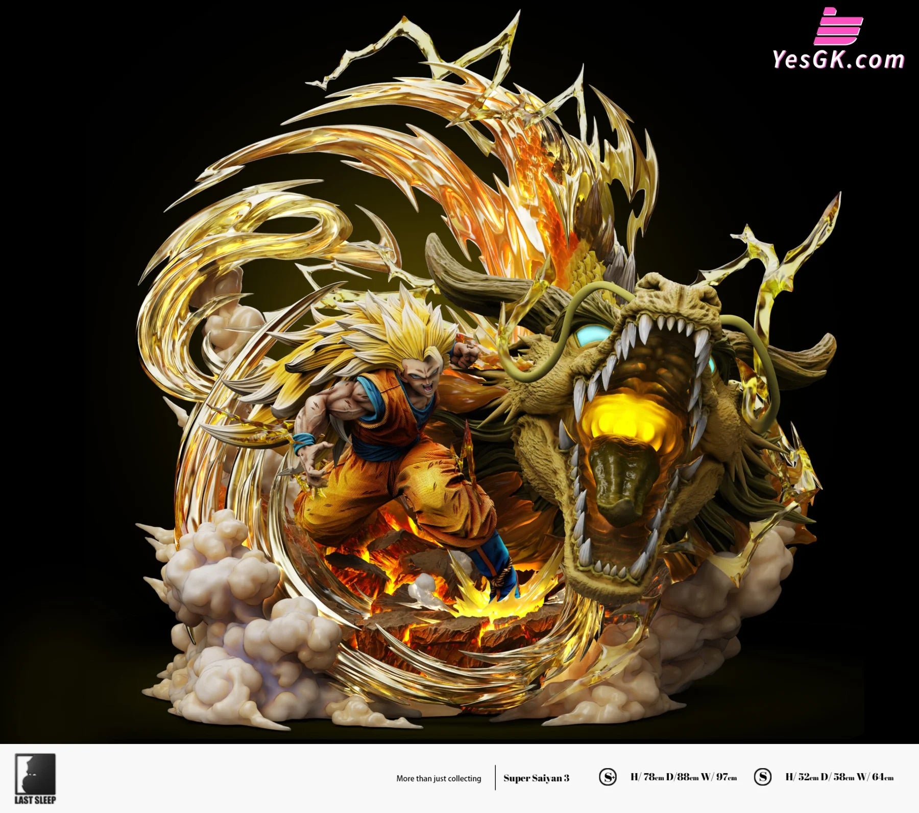 Dragon Ball Super Saiyan 3 Fist Statue - Last Sleep Studio [Pre - Order]