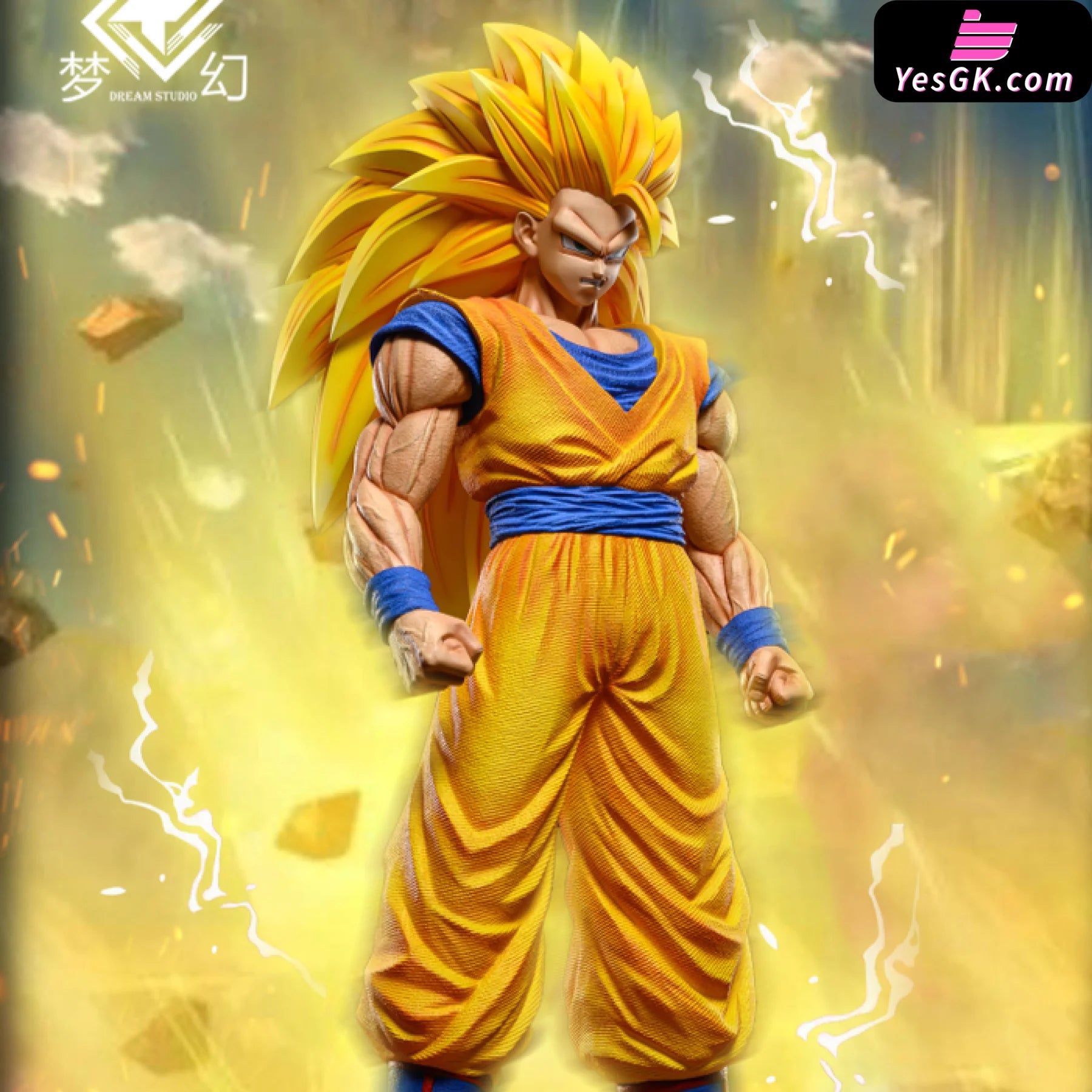 Goku - Super Saiyajin 3 - DANNIELS GEEK STUDIO