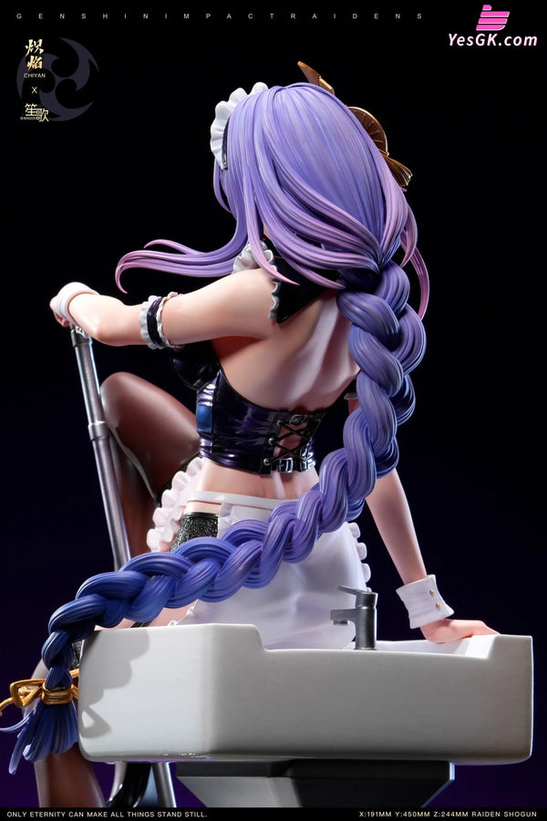 Genshin Impact Bathroom Maid Raiden Shogun Resin Statue - Chiyan Studio & Shengge Studio [Pre -