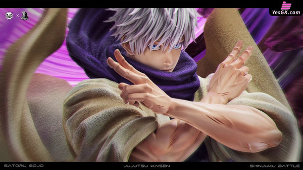 Jujutsu Kaisen S01 Gojo Satoru the Battle of the Demon Realm Shinjuku GK Statue - ZanyJoke Studio & Temple Studio