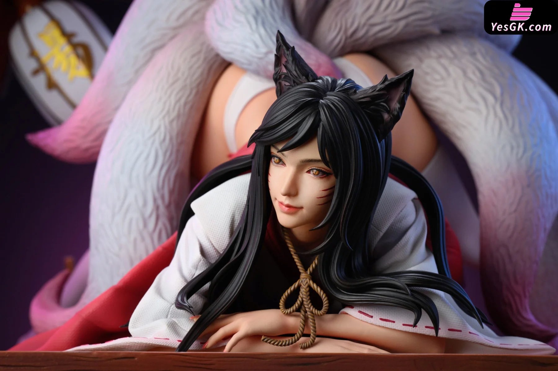 League of Legends Nine tailed Fox Ahri Resin Statue - Fireball