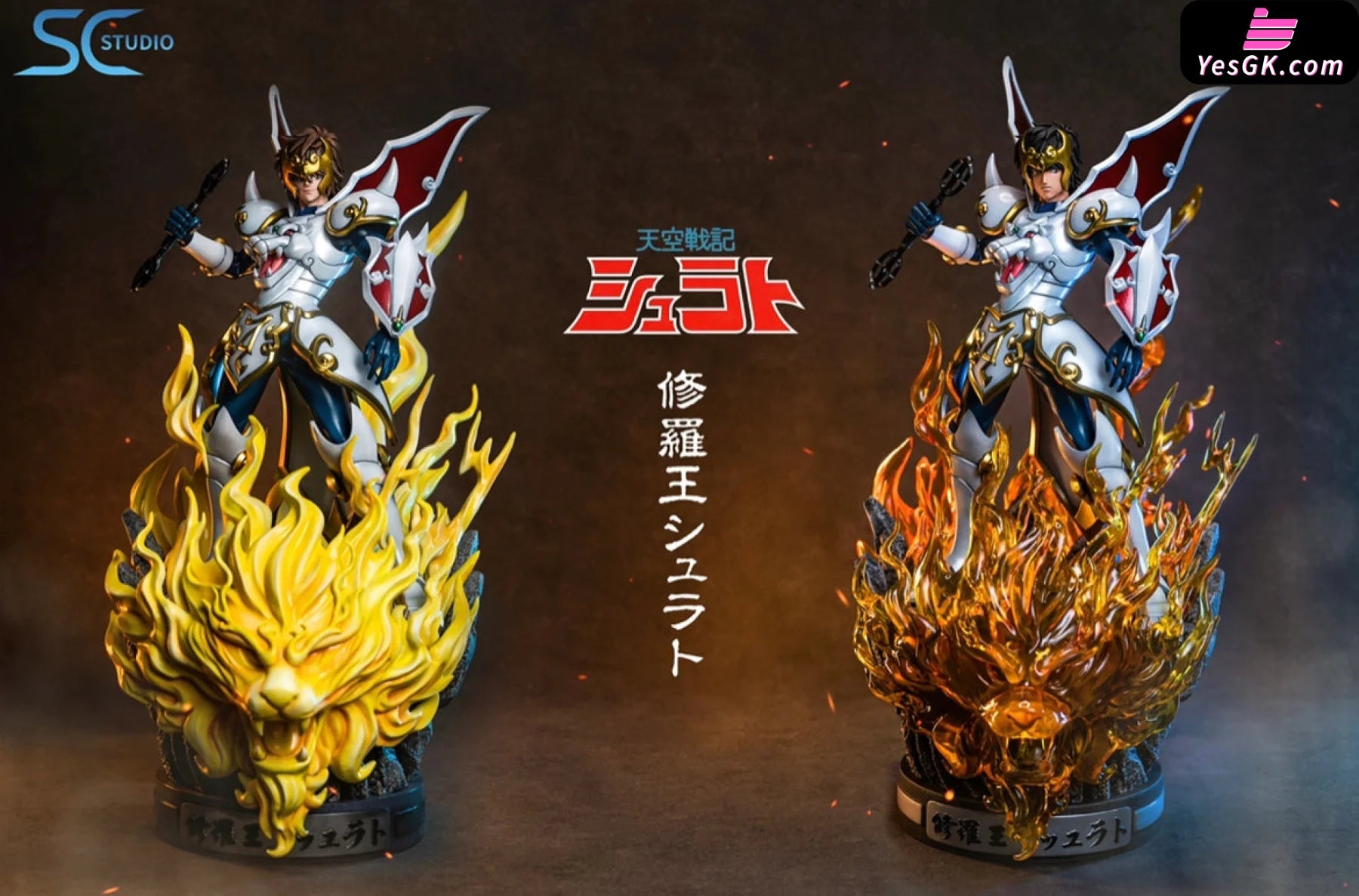 Saint Seiya soul of gold God Cloth Capricorn Shura Resin Statue