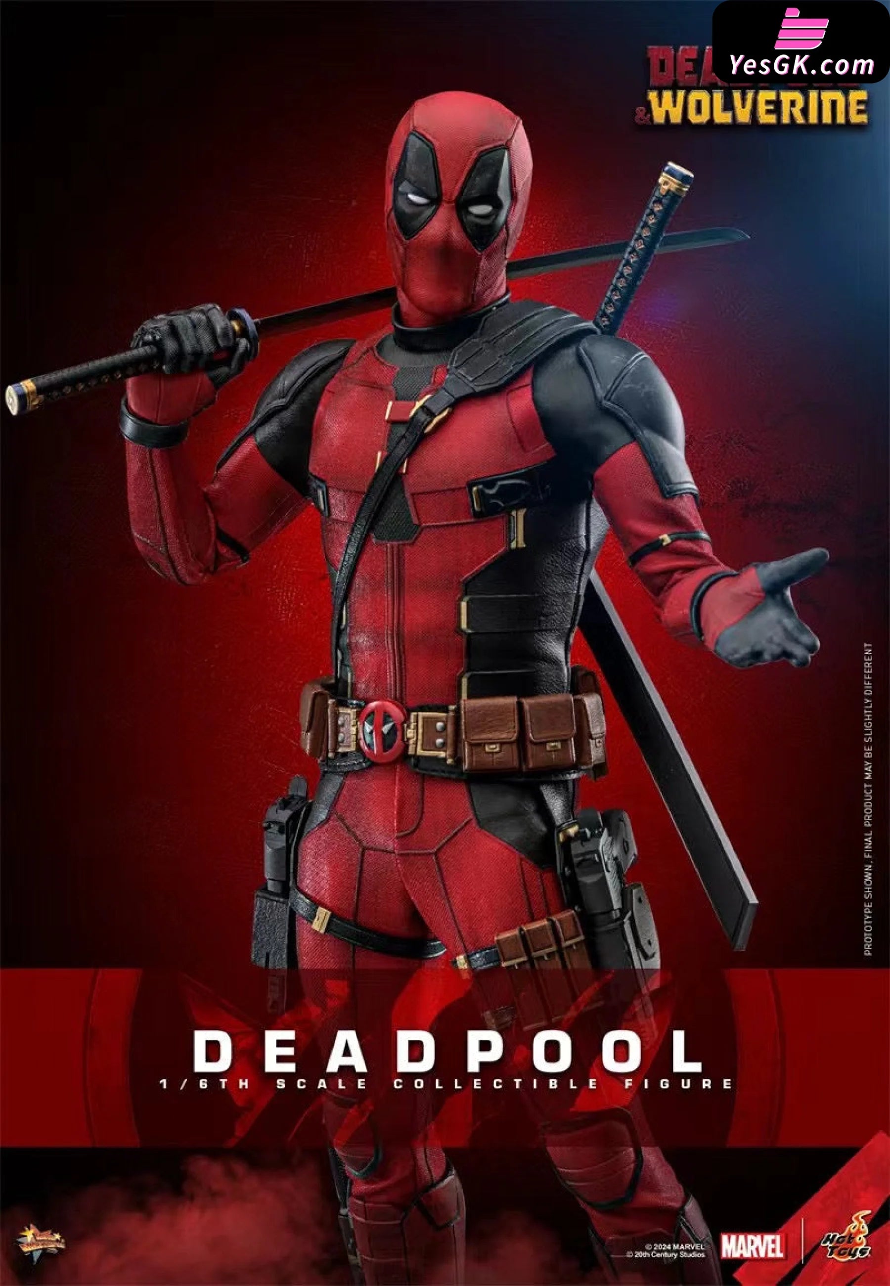Marvel Deadpool & Wolverine Deadpool 16 MMS746 (Licensed