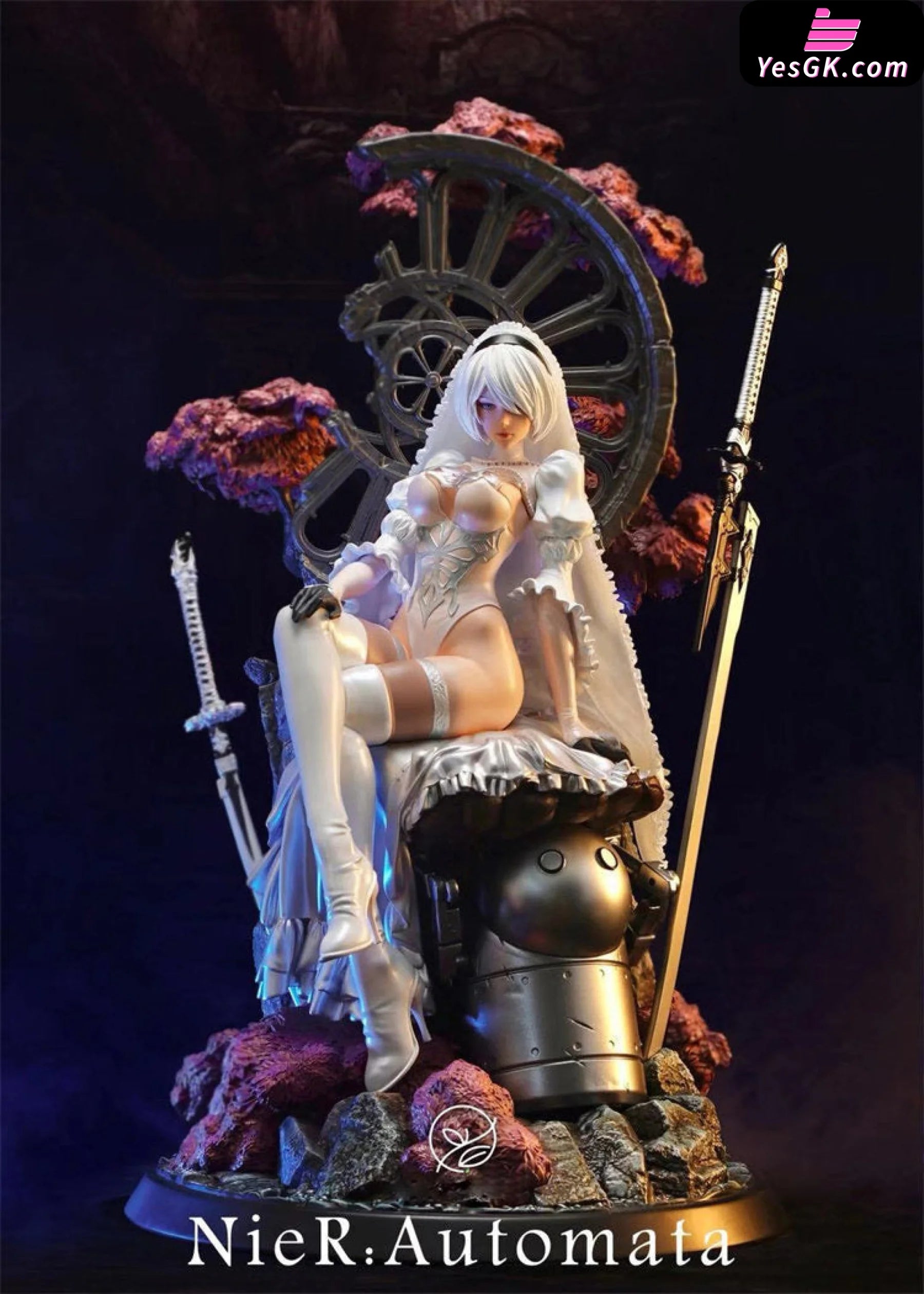 Nier Auromata 2B in Wedding Dress Resin Statue - Howl Studio [In Nier Auromata 2B in Wedding Dress Resin Statue - Howl Studio [In