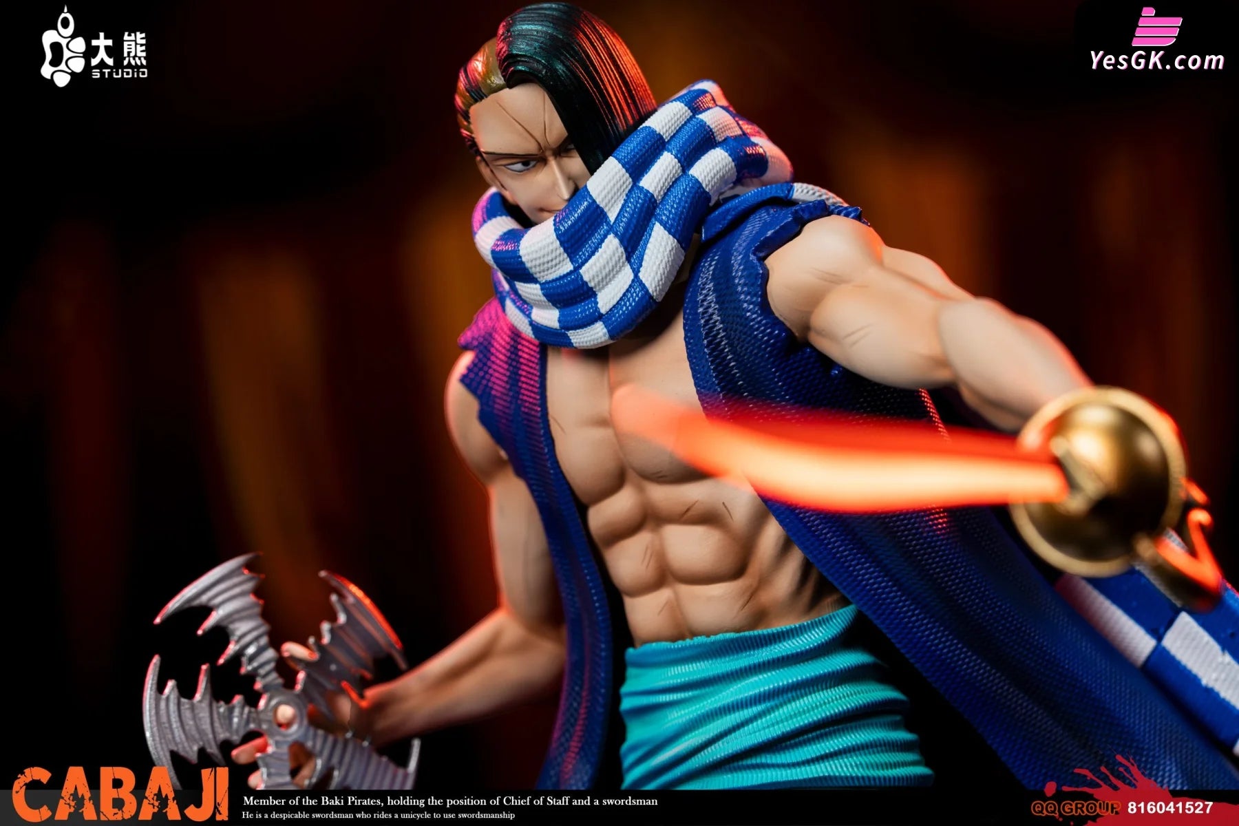 One Piece Buggy Pirates Mohji & Cabaji GK Statue - DX Studio One Piece Buggy Pirates Mohji & Cabaji GK Statue - DX Studio