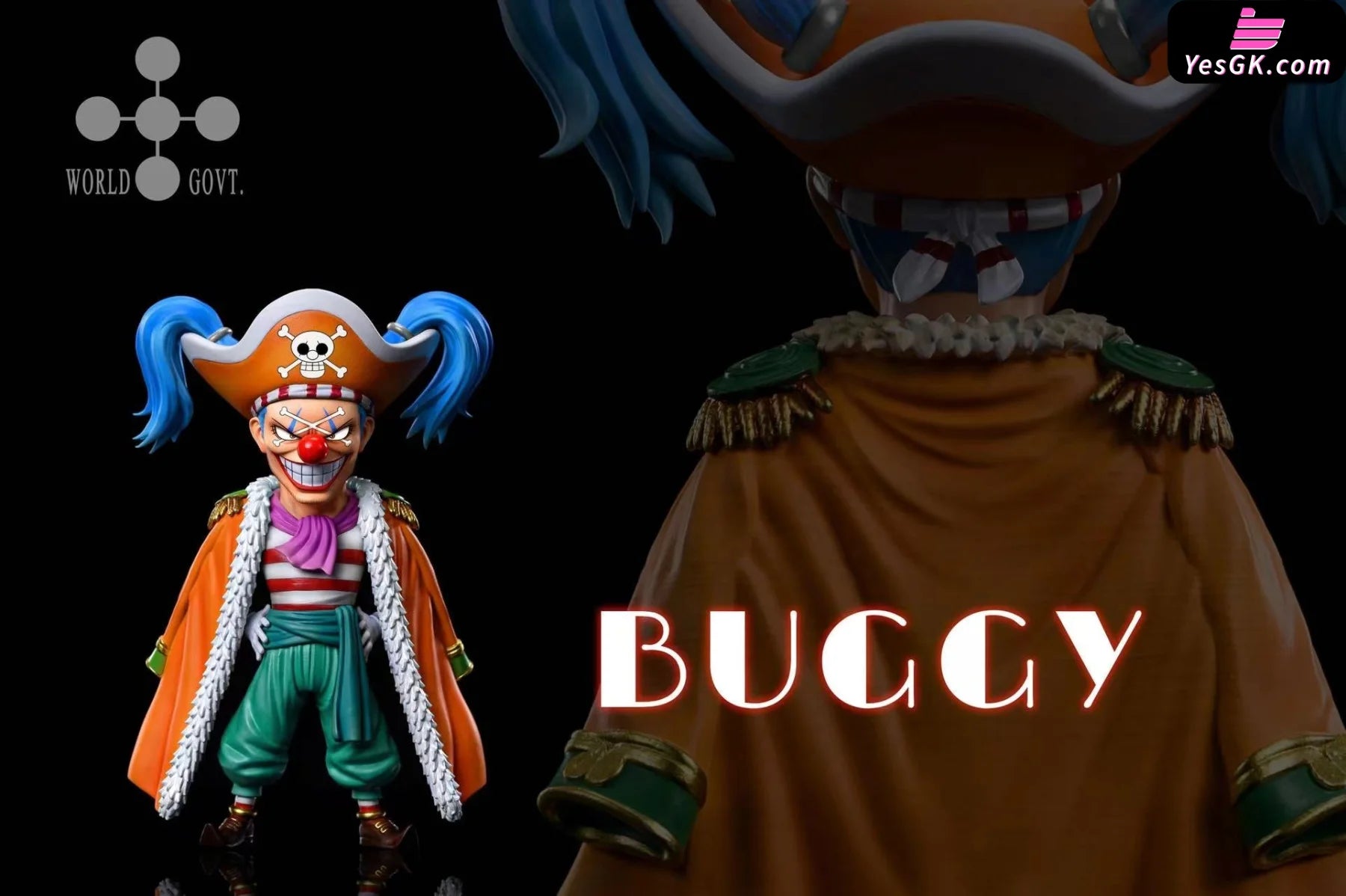 One piece Figurine Clown Buggy 25cm statuette collection décoration manga One piece Figurine Clown Buggy 25cm statuette collection décoration manga