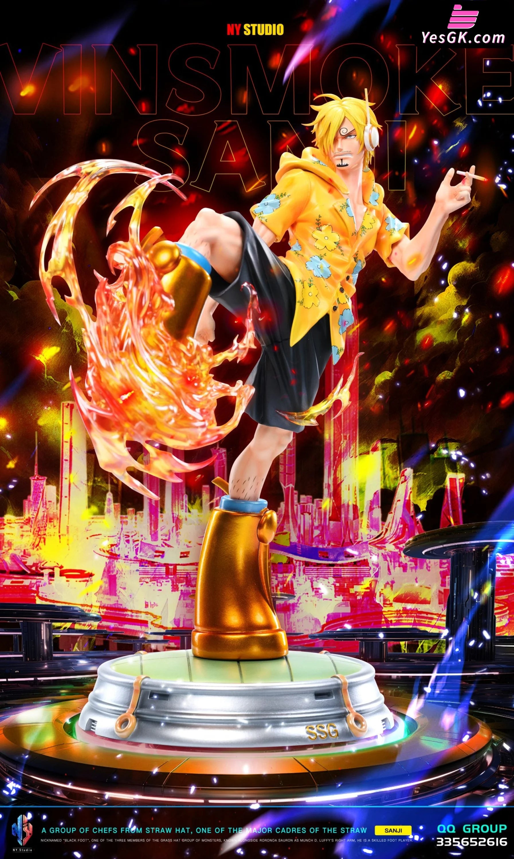 One Piece Egghead #1 Sanji GK Statue - NY Studio [Pre-Order One Piece Egghead #1 Sanji GK Statue - NY Studio [Pre-Order