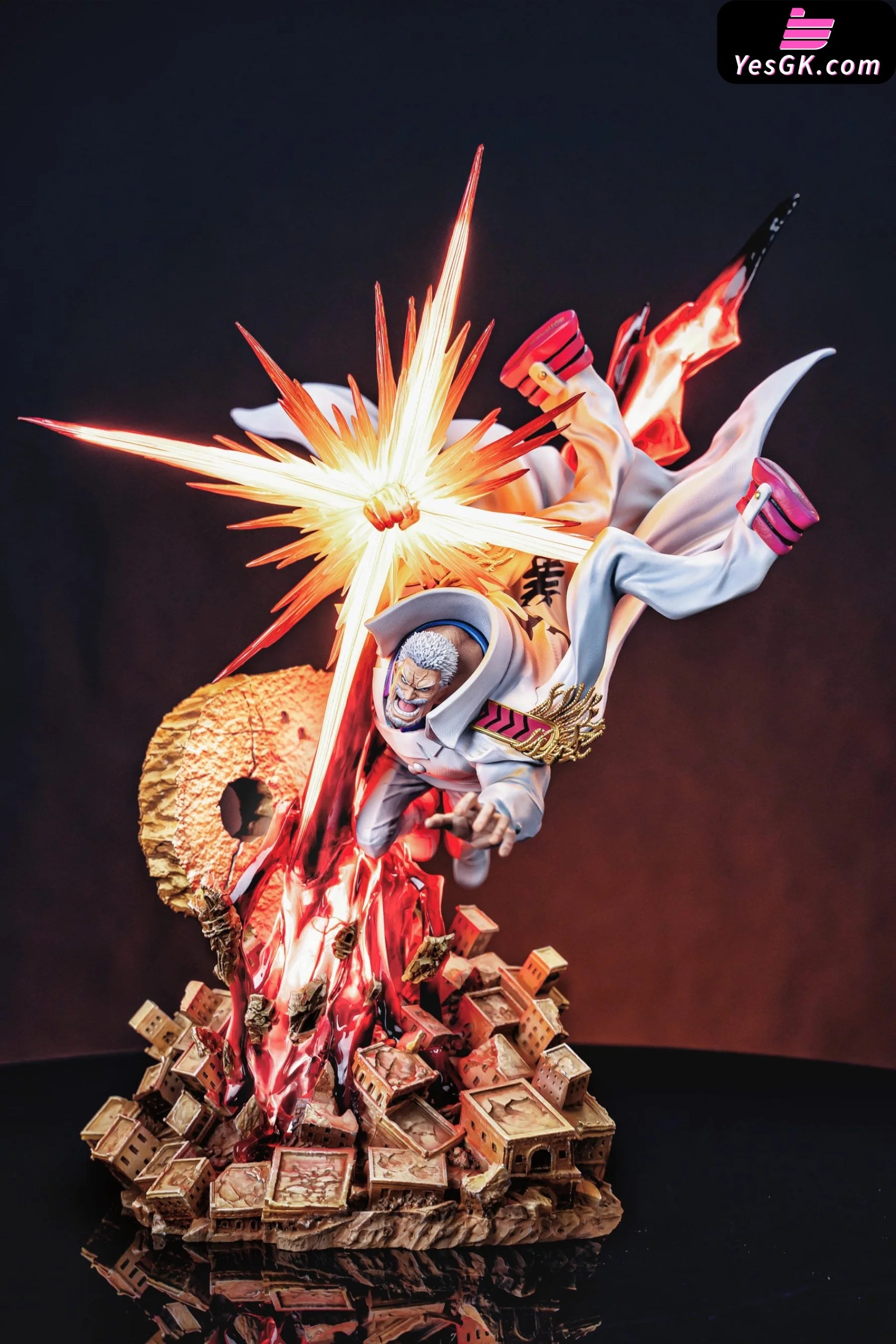 ワンピース　ガープ　ガレージキット　フィギュア　RainーStudio One Piece Galaxy Impact Monkey D. Garp GK Statue - Rain Studio – YesGK