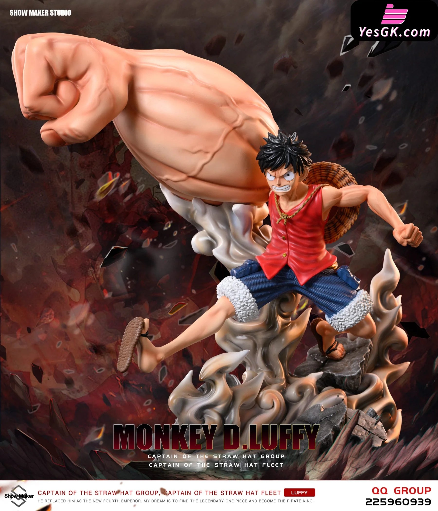 f3 studio luffy gear 4 One Piece Luffy Series #4 Third Gear Big Fist Monkey D. Luffy ? Resin Statue