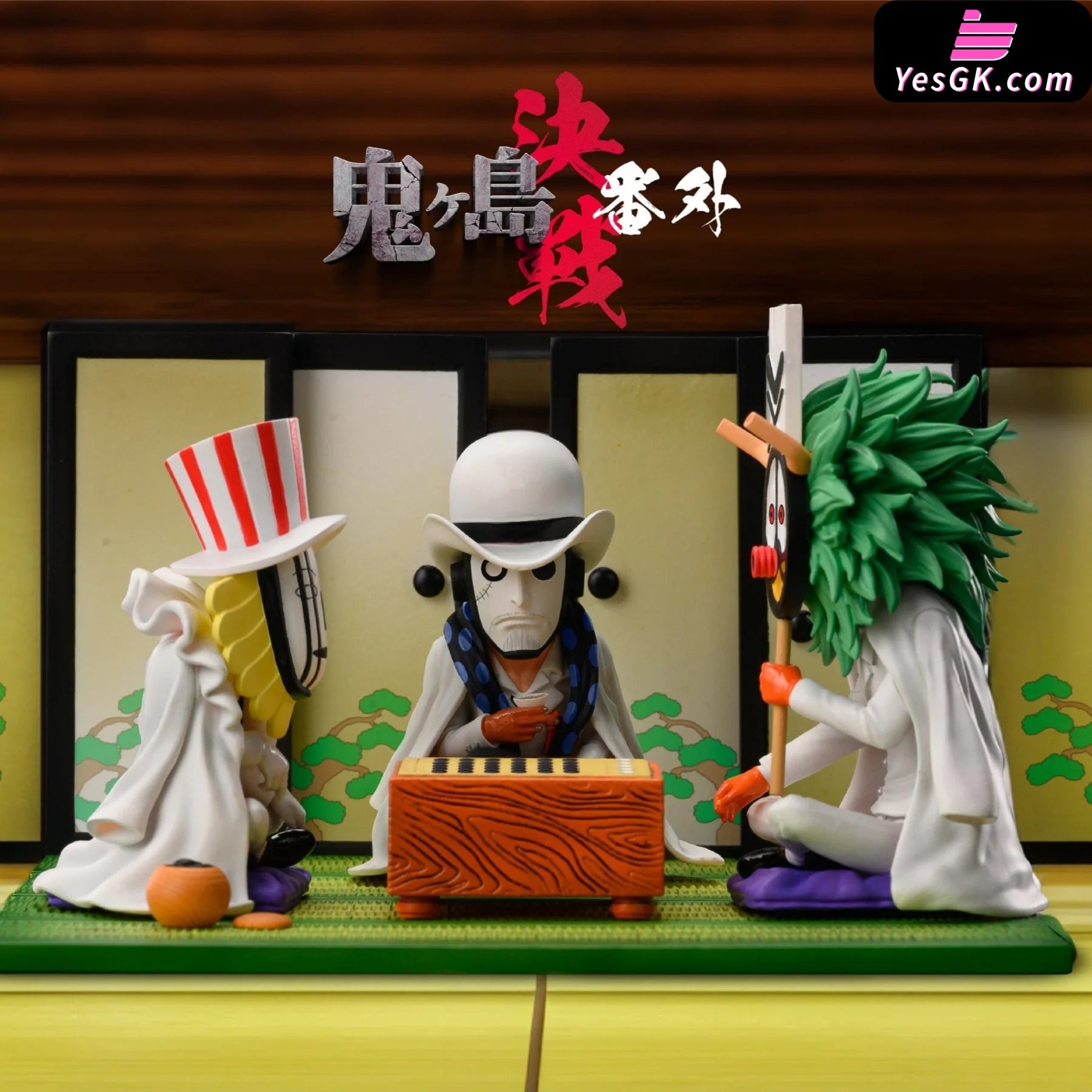 One Piece Night Under the Chessboard Seated CP-0 Statue - YZ 