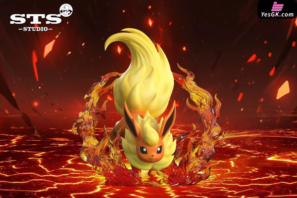 Pokemon 120 Scale World 151 Illustration Series Jolteon Flareon Vaporeon Resin Statue - Sts Studio