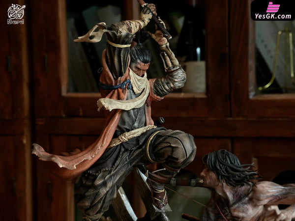 Sekiro: Shadows Die Twice Soulsborne Scene #1 Sekiro Vs Genichiro Ashina Statue - Bard Studio &