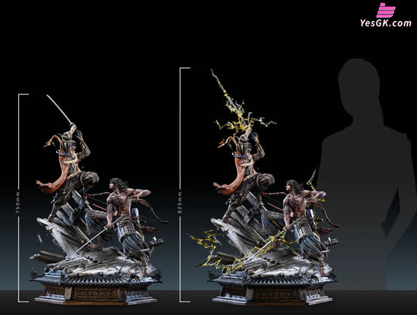 Sekiro: Shadows Die Twice Soulsborne Scene #1 Sekiro Vs Genichiro Ashina Statue - Bard Studio &