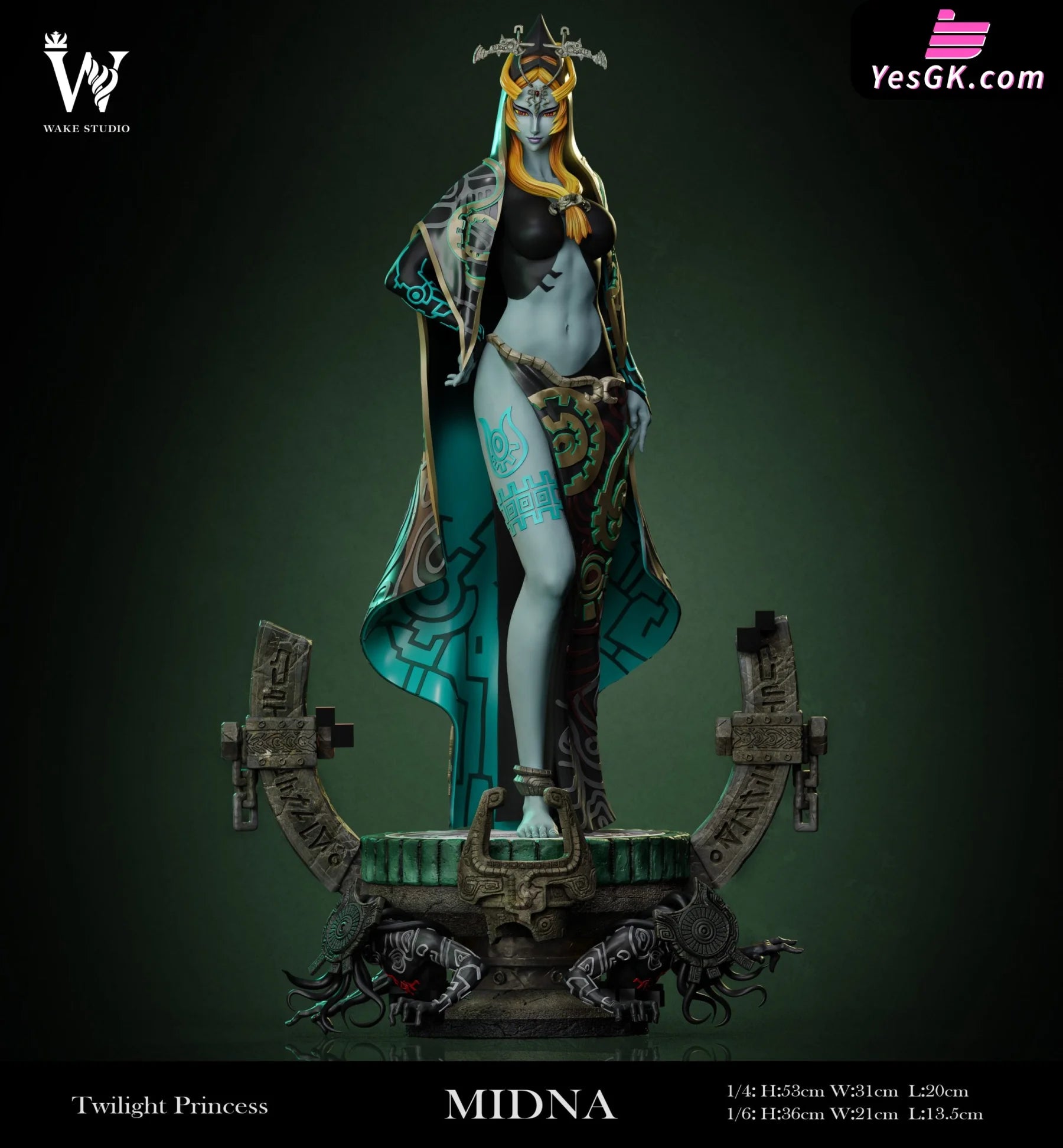 The Legend of Zelda Adult Midna GK Statue - Wake Studio YesGK The Legend of Zelda Adult Midna GK Statue - Wake Studio YesGK