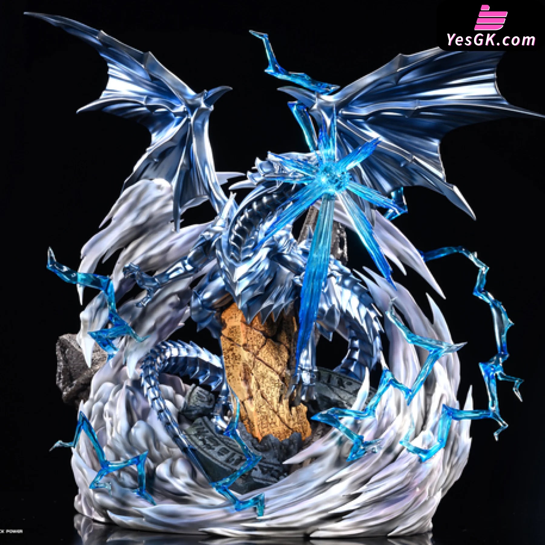 Yu Gi Oh Statue 2 Blue Eyes White Dragon Resin Statue MX Studio In yu-gi-oh-statue-2-blue-eyes-white-dragon-resin-statue-mx-studio-in