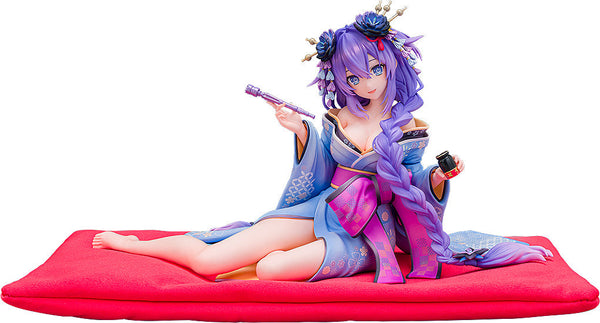 Neptunia x SENRAN KAGURA: Ninja Wars Neptune Purple Heart Kimono 1/7 Scale Figure (Licensed) - KADOKAWA [In-Stock]