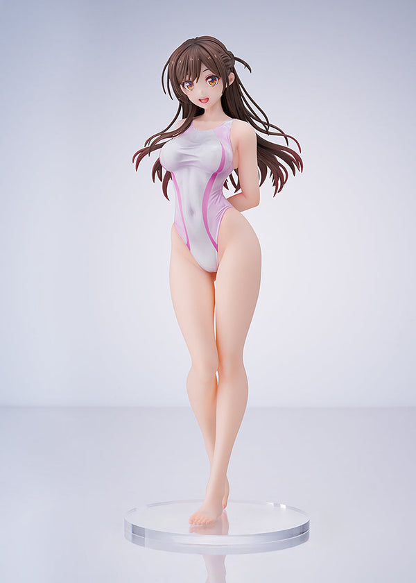 Rent-A-Girlfriend Chizuru Mizuhara Pink Line Competition Swimsuit 1/7 Scale Figure (Licensed) - AMAKUNI [In-Stock]