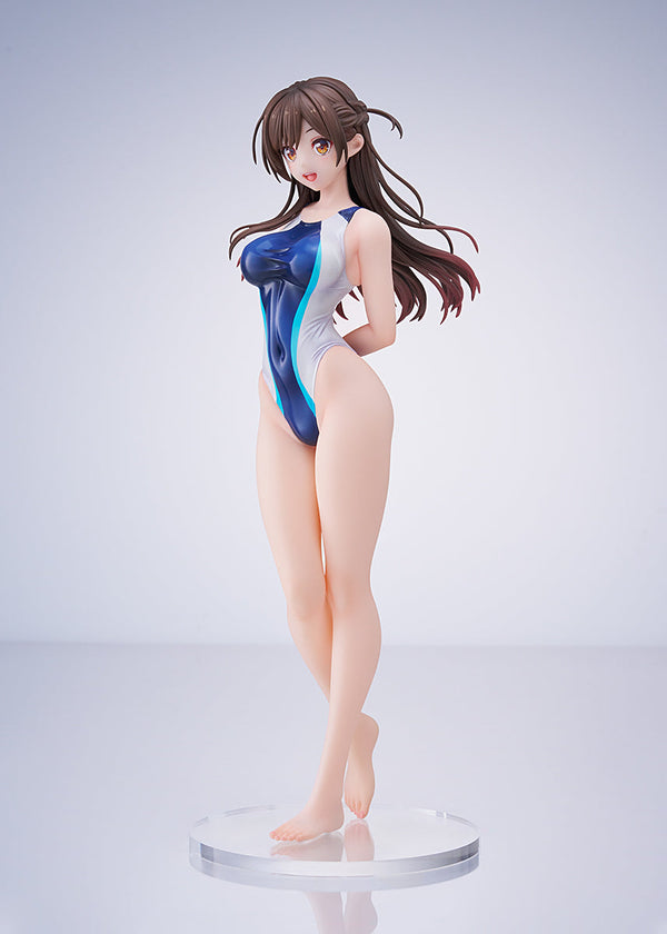 Rent-A-Girlfriend Chizuru Mizuhara Light Blue Line Competition Swimsuit 1/7 Scale Figure (Licensed) - AMAKUNI [Pre-Order]
