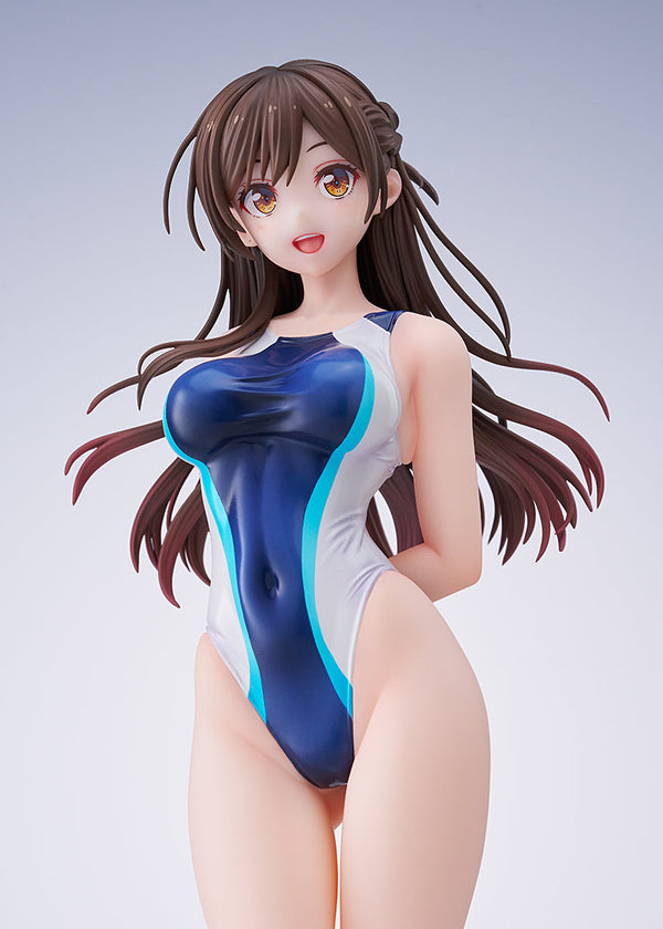 Rent-A-Girlfriend Chizuru Mizuhara Light Blue Line Competition Swimsuit 1/7 Scale Figure (Licensed) - AMAKUNI [Pre-Order]