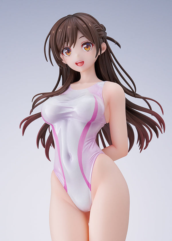 Rent-A-Girlfriend Chizuru Mizuhara Pink Line Competition Swimsuit 1/7 Scale Figure (Licensed) - AMAKUNI [In-Stock]