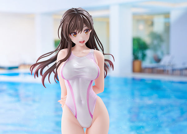Rent-A-Girlfriend Chizuru Mizuhara Pink Line Competition Swimsuit 1/7 Scale Figure (Licensed) - AMAKUNI [In-Stock]